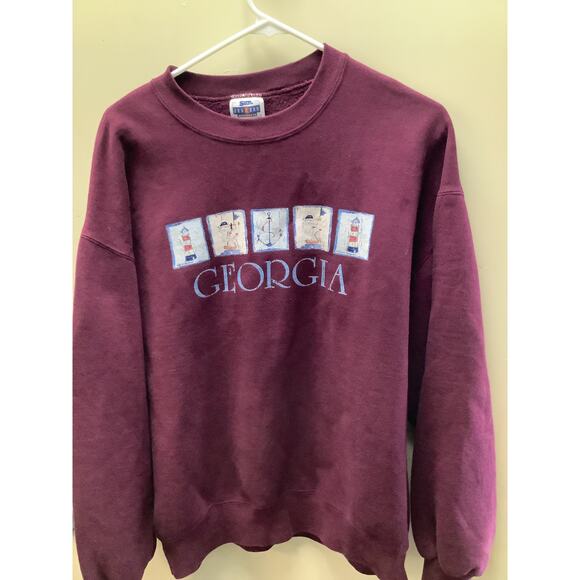 Jerzees Georgia sweatshirt size L - Picture 1 of 3